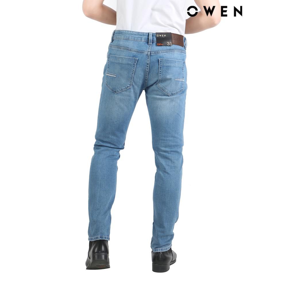 Quần jeans nam Owen Slimfit màu xanh - QJSL22261 | BigBuy360 - bigbuy360.vn