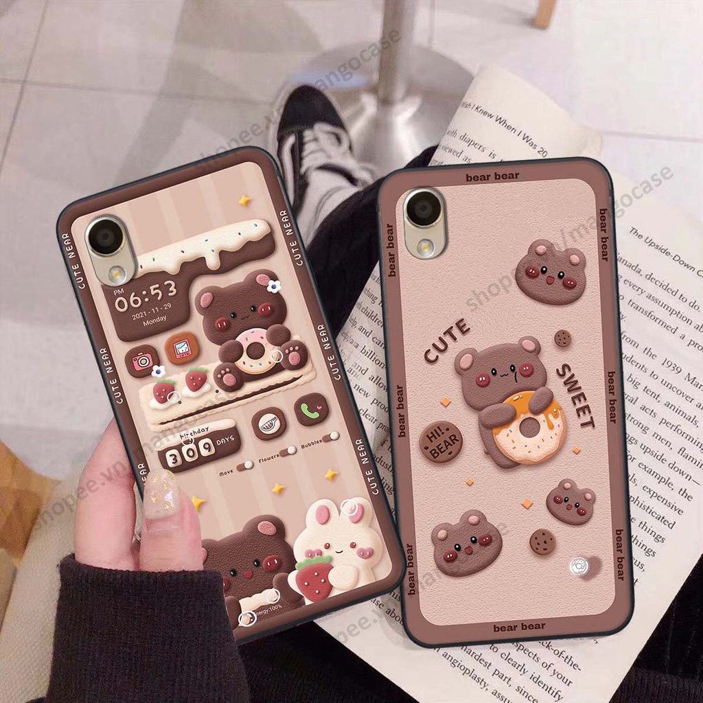 Ốp lưng Oppo A37 / Neo 9 / F1 Plus hình gấu, thỏ, đồng hồ cute dễ thương
