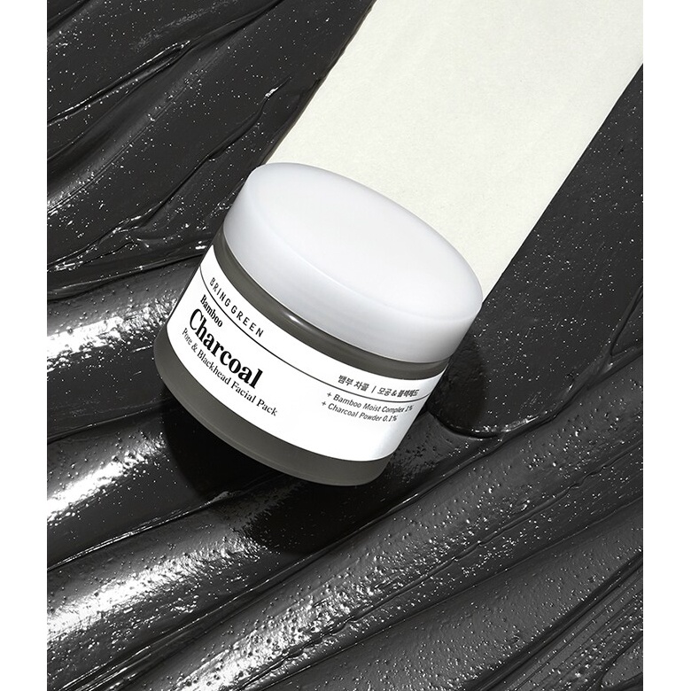 Mặt nạ than hoạt tính BRING GREEN BAMBO CHARCORAL PORE BLACKHEAD FACIAL PACK