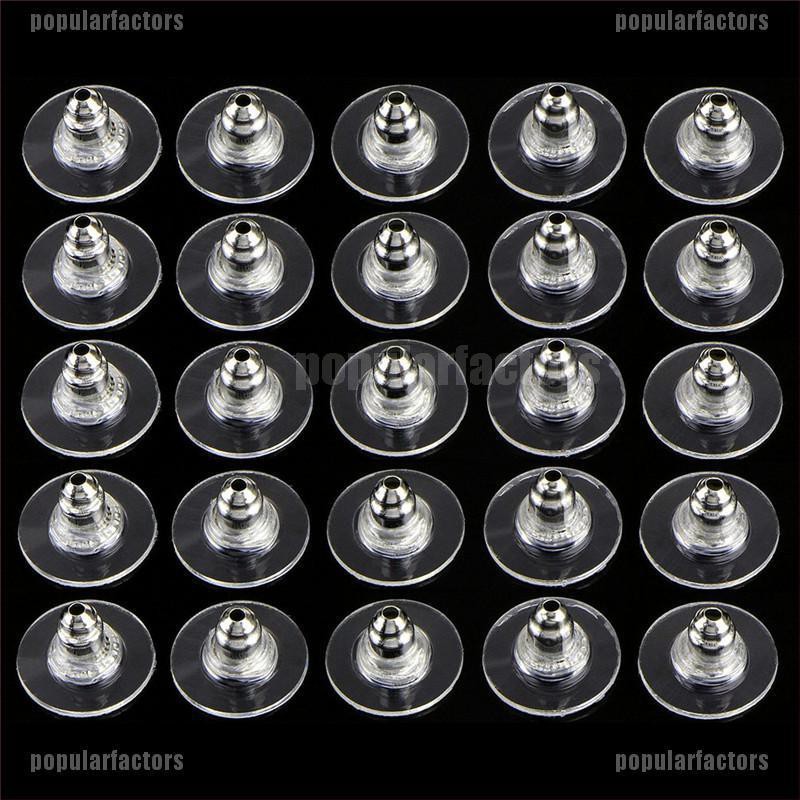 Set 60 Nút Chặn Bông Tai Nhiều Màu Sắc Cá Tính