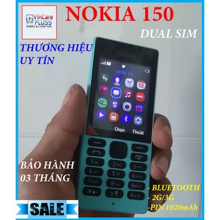 Điện thoại Nokia 150 zin hãng giá rẻ, pin xài lâu, sắc màu trẻ trung