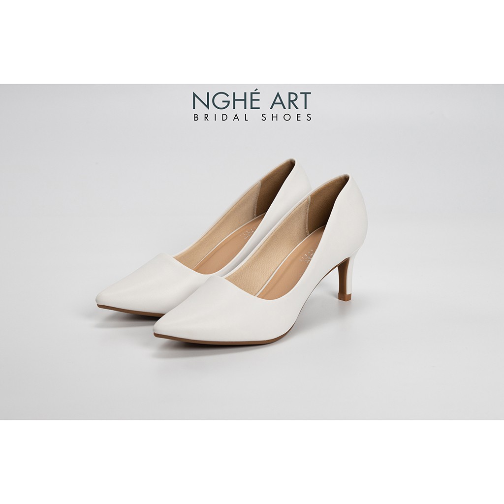Giày cưới Nghé Art basic bít mũi 227