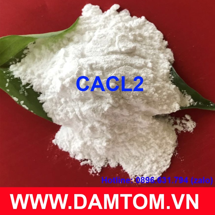 CaCl2 canxi clorua 500g calcium chloride khan tinh khiết