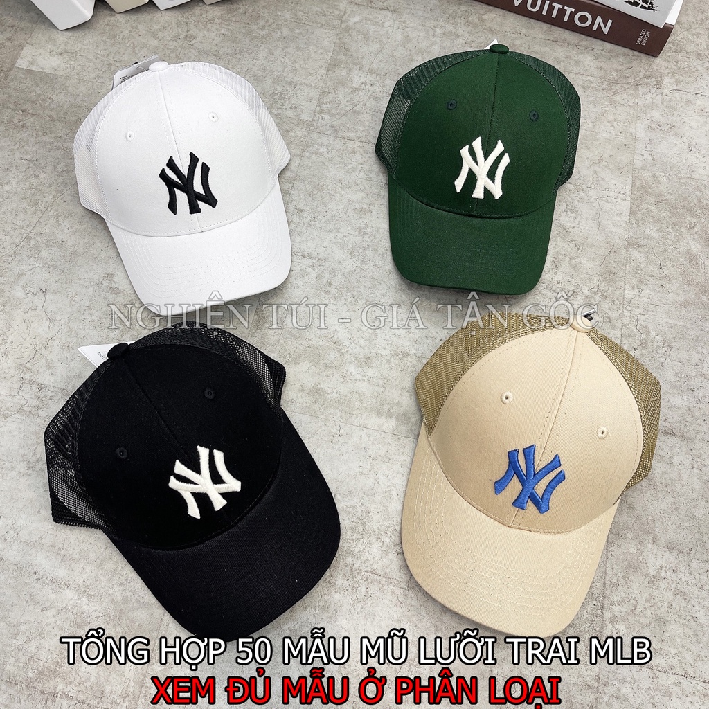 💥  Mũ / Nón Lưỡi Trai MLB NY LA Basic Flex Mesh Cap | HÀNG XUẤT DƯ XỊN | CÓ SẴN HÀNG