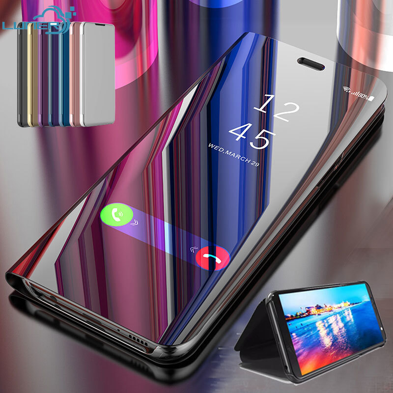 Bao Da Nắp Gập Tráng Gương Cho xiaomi mi 10t 10tpro 11t 11tpro 11lite 12 12x 12lite 12t 12tpro 13lite 13t 13tpro Vỏ
