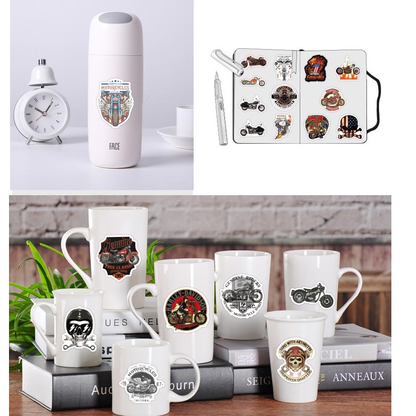 Set 10/ 25/ 50/ 100 miếng dán chống va chạm cho xe mô tô/ xe đạp/ xe hơi