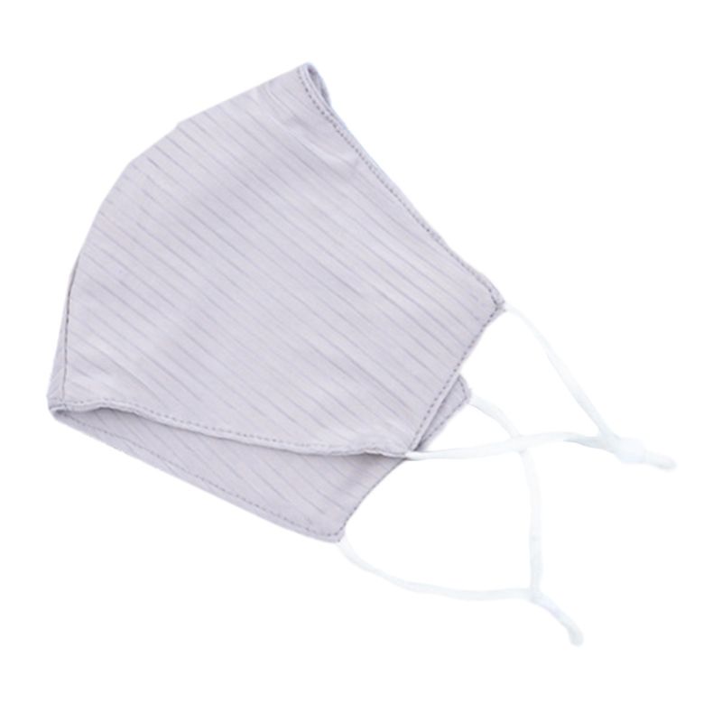 Khẩu Trang Bảo Vệ Miệng Chống Nắng Chống Bụi Thoáng Khí Màu Trơn Họa Tiết Kẻ Sọc Có Thể Giặt