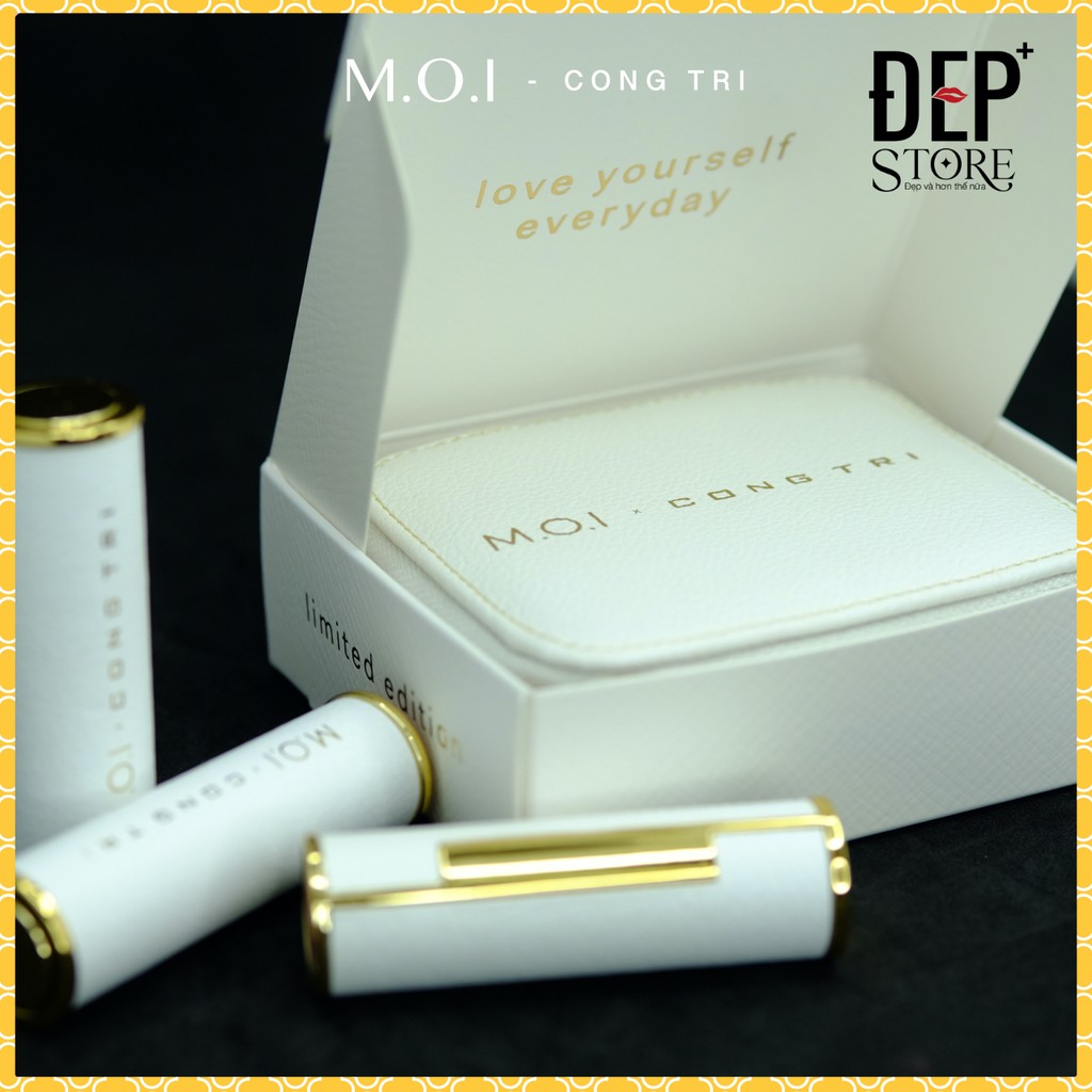 Set 3 Thỏi Son Lì - Son M.O.I Hồ Ngọc Hà x Công Trí 2021 - Tặng 1 Ví Da Cao Cấp | BigBuy360 - bigbuy360.vn