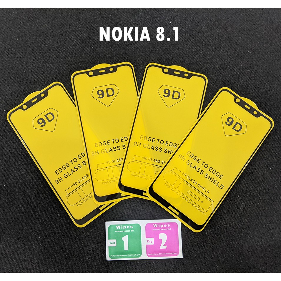 Dán cường lực phủ màn hình Nokia 8.1