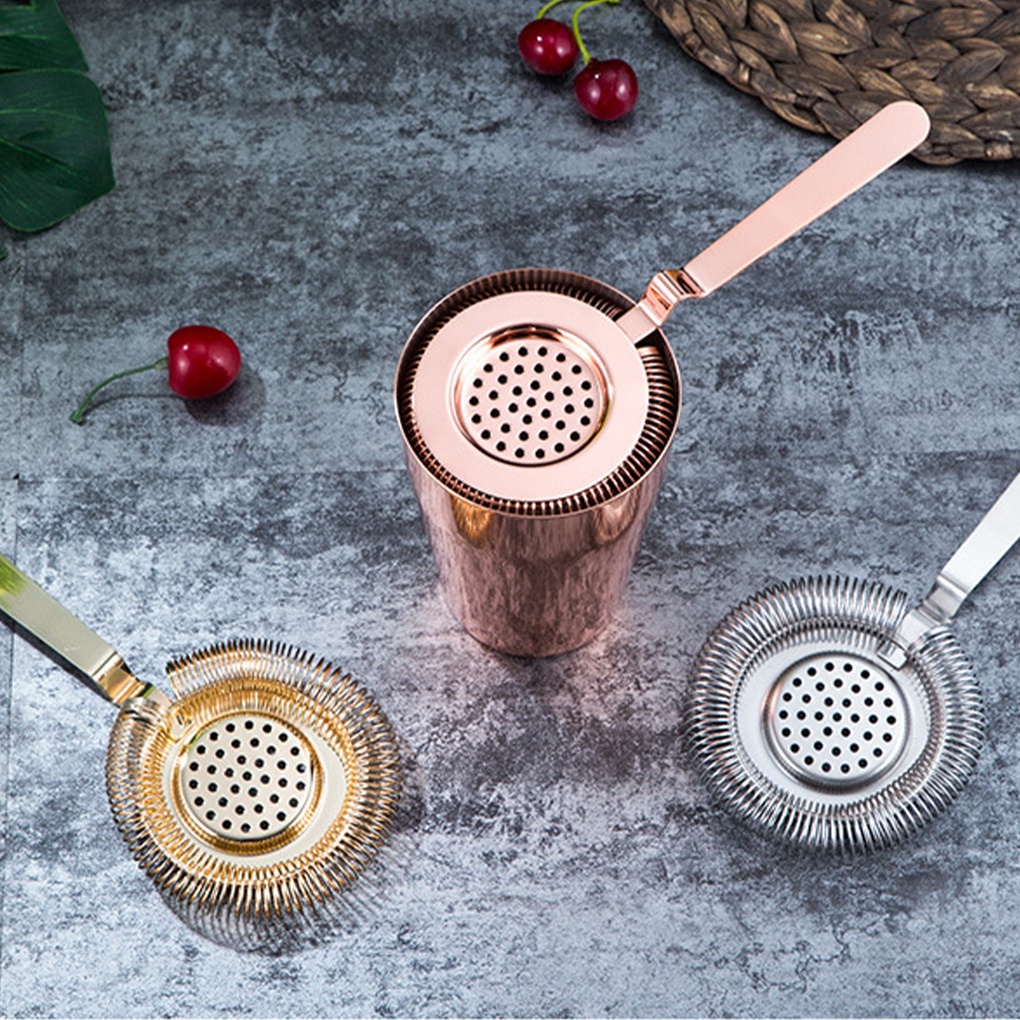Dụng cụ lọc thép không gỉ được đánh bóng chống trượt tách rời đá và rượu vang pha nước chuyên nghiệp dùng tại nhà bar