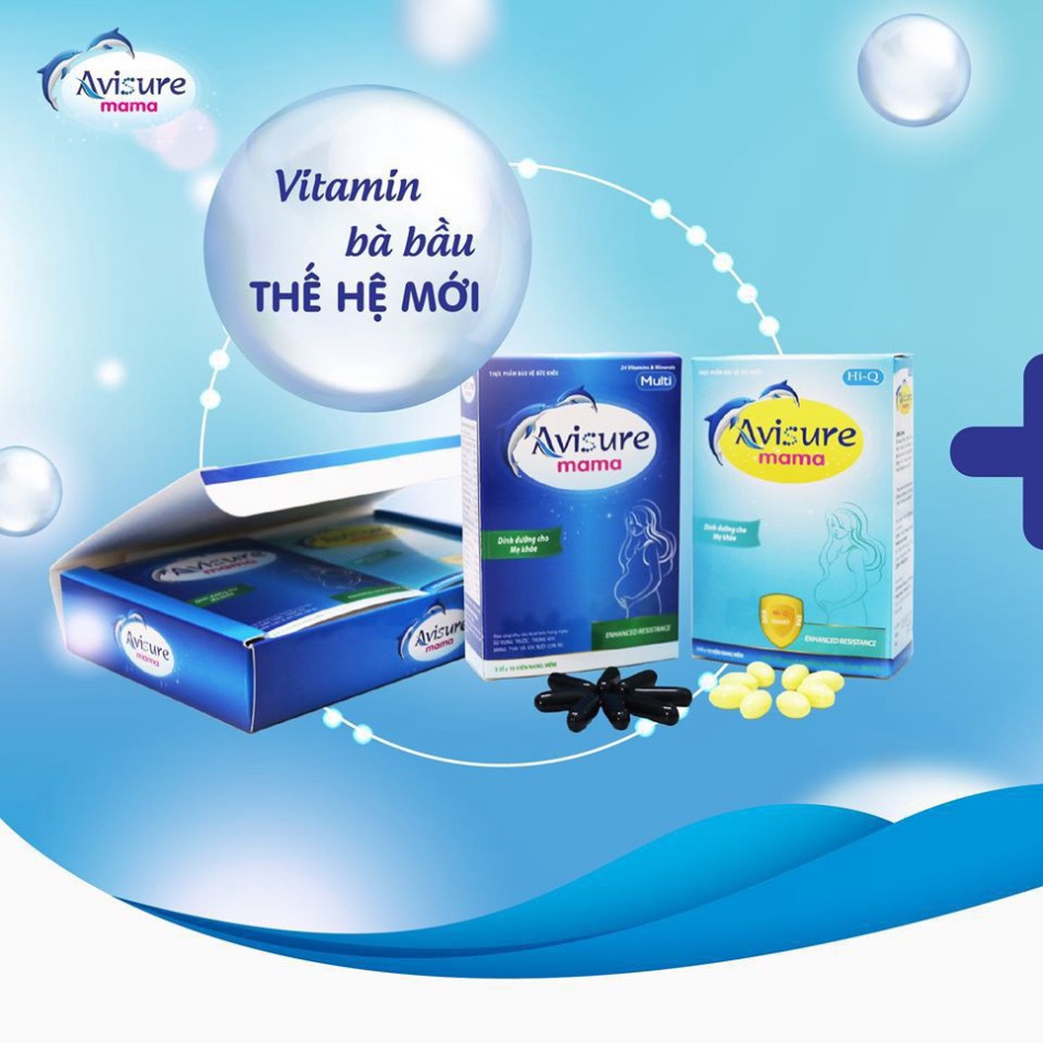 AVISURE Mama- Bổ Sung DHA,các Vitamin và khoáng chất cần thiết cho phụ nữ mang thai