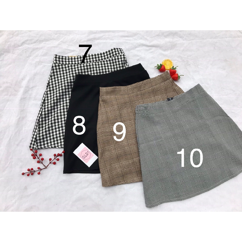 Chân váy ngắn chữ A (có quần trong)
