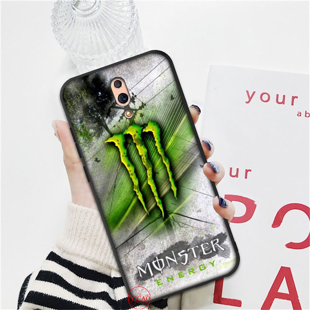 YN95 Monster Energy Silicone Case Soft Cover Realme C2 XT X2 X50 7i 7 X7 Pro Narzo 20 Pro