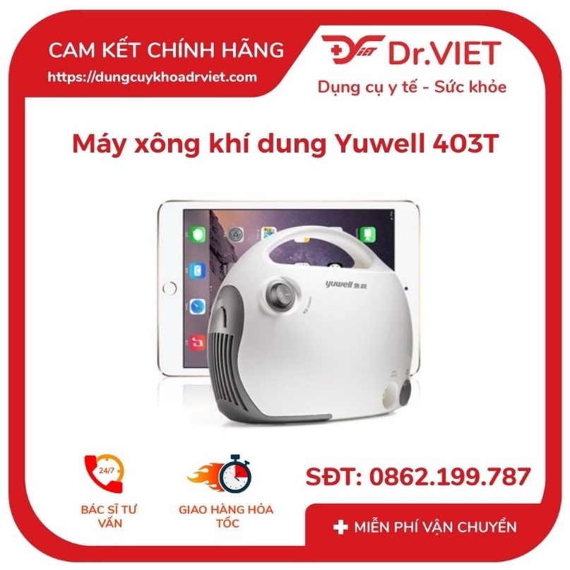 [Mã INCU300 giảm 10% đơn 499K] Máy xông khí dung Yuwell 403T