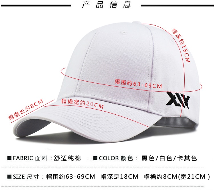 Mũ Lưỡi Trai Plus Size Cho Nam 60-68cm