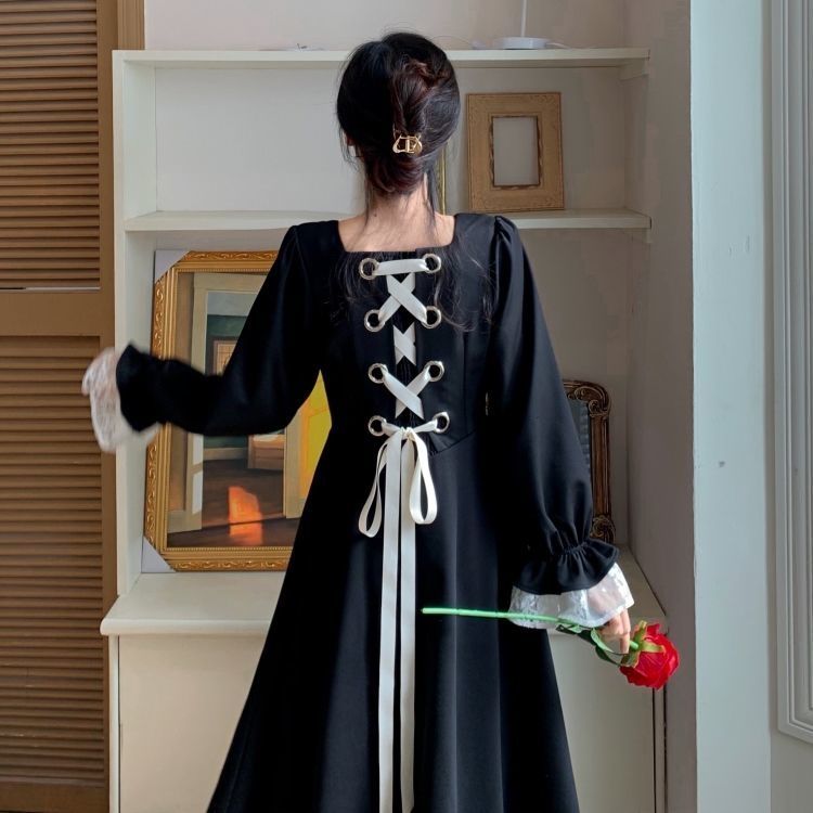 Váy Trắng Đầm Phối Ren Xinh Xắn Cổ Điển Theo Phong Cách Xuân Thu 2021 Dành Cho Nữ / Size M-2Xl | BigBuy360 - bigbuy360.vn