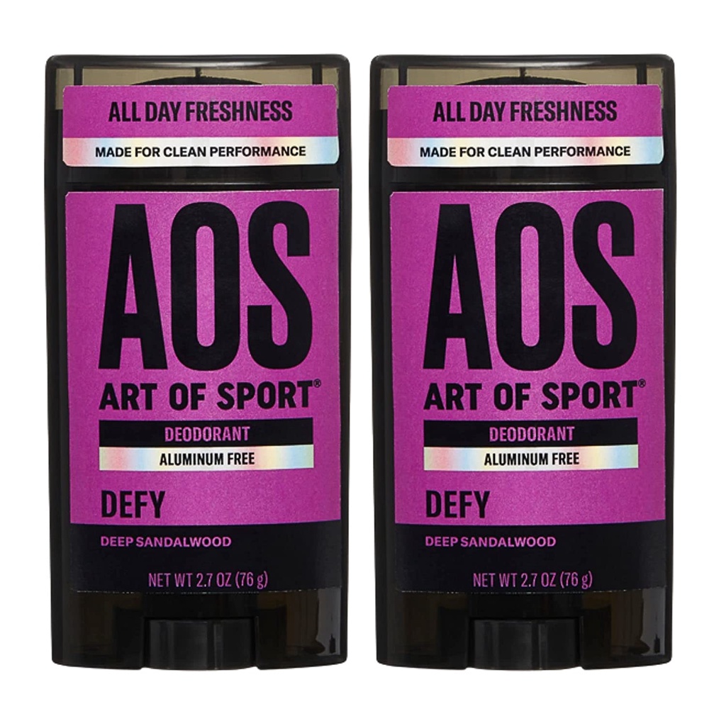 [Chính Hãng] Lăn Khử Mùi Art Of Sport AOS DEFY Deep Sandalwood DEODORANT 76Gr (Sáp Xanh)