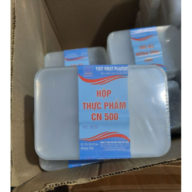 Set 10 Hộp nhựa sử dụng 1 lần đựng thực phẩm Việt NHật có 3 Size-Giá rẻ