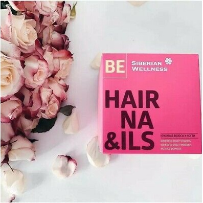 Viên uống kích thích mọc tóc và móng 3D Hair &amp; Nails Cube - SIBERIAN WELLNESS