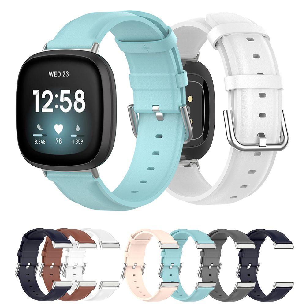 Dây Đeo Thay Thế Bằng Da Thật Cho Fitbit versa 3 sense