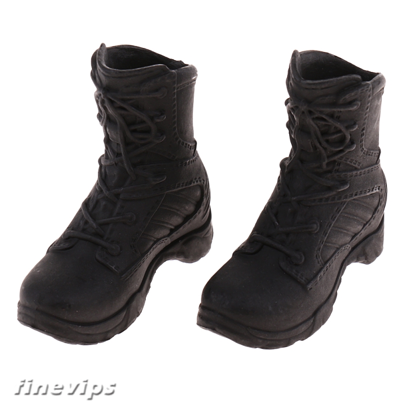 [FINEVIPS] 1/6 Scale Military Shoes Combat Boots Tactical Boots for 12" Phicen Figures