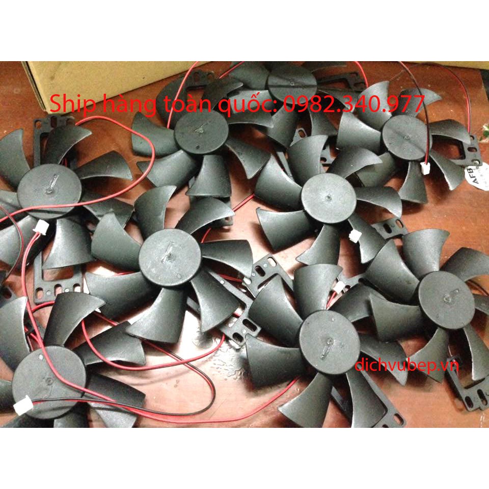 Quạt Bếp từ loại to, bếp hồng ngoại 12-18v - sải cánh 11cm