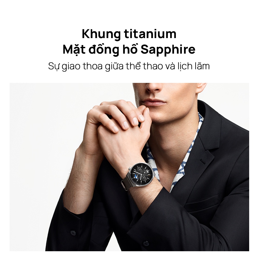 Đồng Hồ Thông Minh HUAWEI WATCH GT 3 Pro | Gốm tinh thể nano | Điện tâm đồ | Lặn tự do | Hàng Phân Phối Chính Hãng