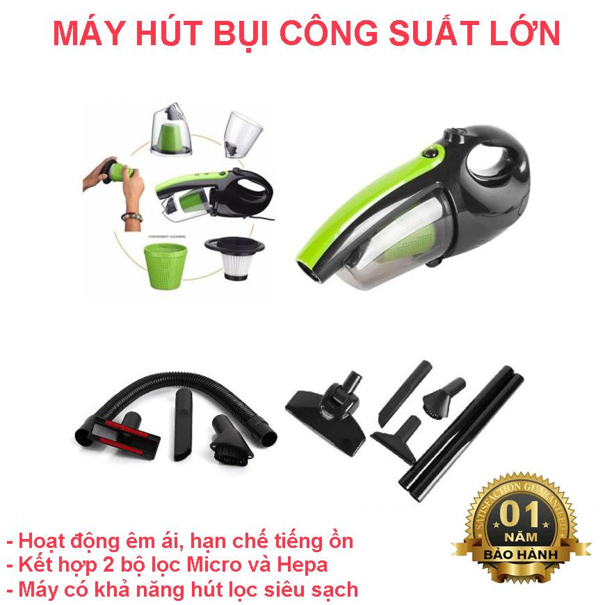 Máy Hút Bụi Công Suất Lớn, hút bụi sàn xe hơi, ghế ô tô Đánh Bay Mọi Bụi Bẩn Trong Nhà. Bảo Hành Trọn Đời | BigBuy360 - bigbuy360.vn