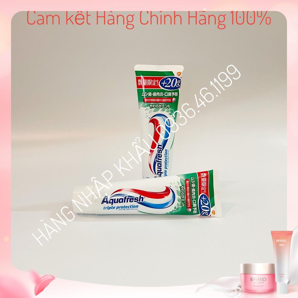 [Chính hãng] Kem đánh răng Aquafresh  140+20gam Nhật Bản