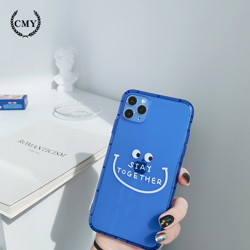 Ốp điện thoại in mặt cười màu dạ quang cho iPhone11/11Pro 11pro Max X XR XS XS MAX 7 8 plus SE | BigBuy360 - bigbuy360.vn