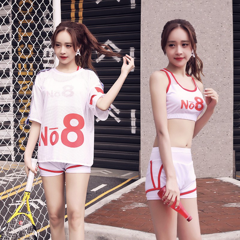 CÓ SẴN bộ đồ bơi thể thao nữ 3 mảnh lưới