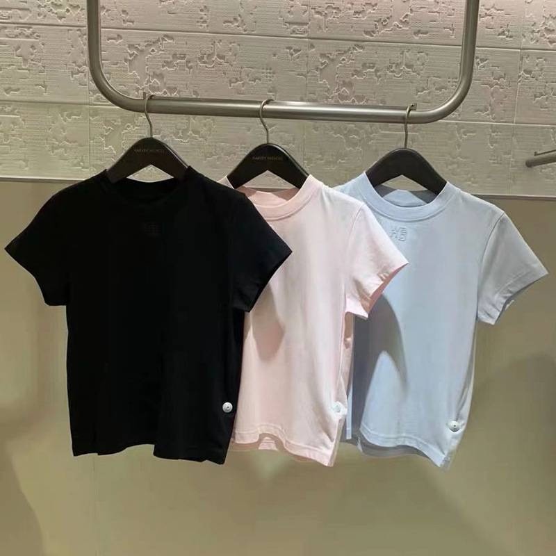 Áo Thun cotton Cổ Tròn In logo Thời Trang Cho Nữ
