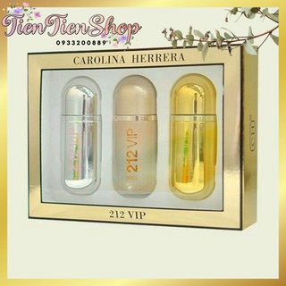 Set nước hoa nữ 212 vip bộ 3 chai