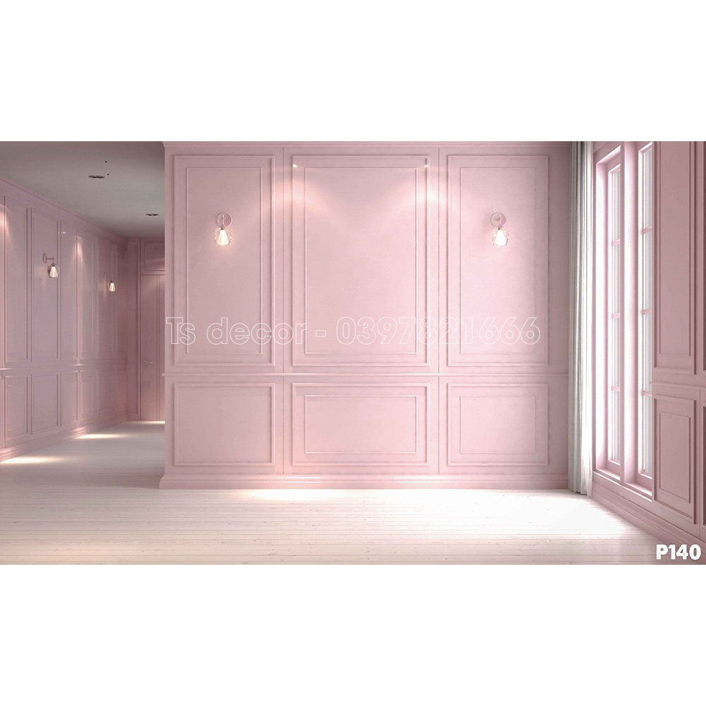 Phông Màu hồng Hot nhất khổ rộng 3D 5D