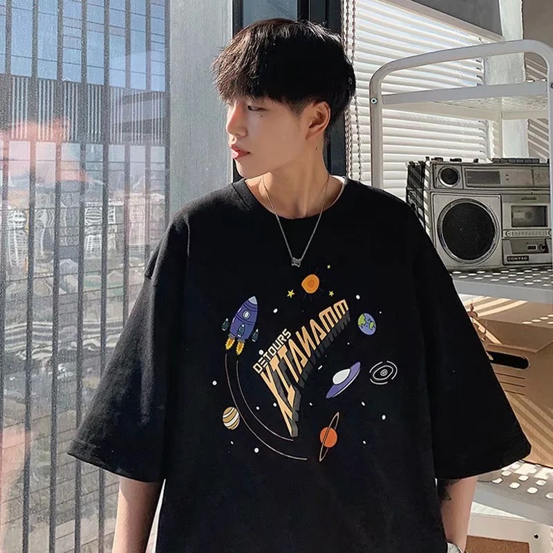 Áo Thun Tay Ngắn Phong Cách Thời Trang Dành Cho Nam Size M-3XL | BigBuy360 - bigbuy360.vn