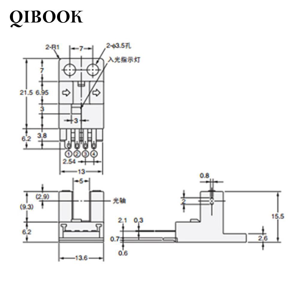 Bộ Chuyển Đổi Cảm Biến Quang Điện Type U Ee-sx674 Cho Omron