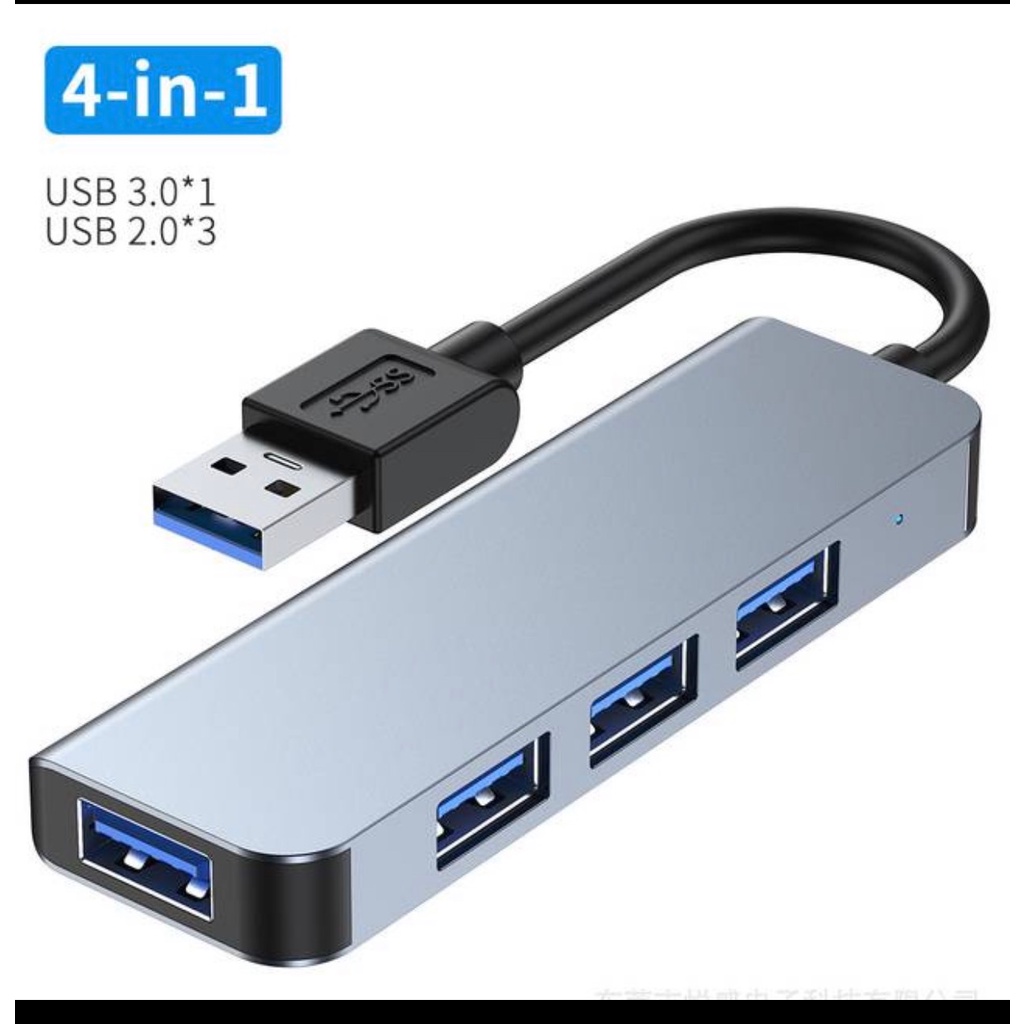Bộ chia 4 cổng USB gồm 1 USB 3.0 và 3 USB 2.0 dùng cho máy tính, điện thoại, máy tính bảng