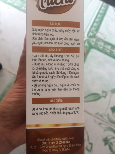 Dầu thảo dược diệt chấy Trichi | BigBuy360 - bigbuy360.vn