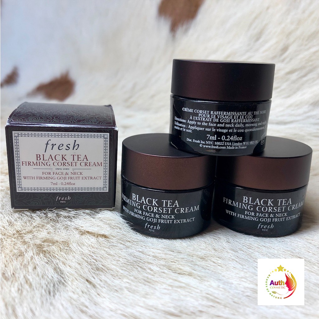 Kem Dưỡng Da ⚜️FREESHIP⚜️ Kem dưỡng săn chắc da FRESH Black Tea Firming corset cream 7ml