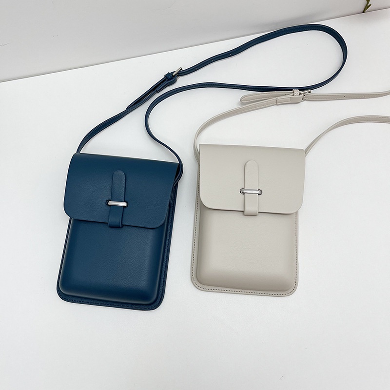 Túi đeo chéo IELGY hình vuông màu trơn thời trang dành cho nữ