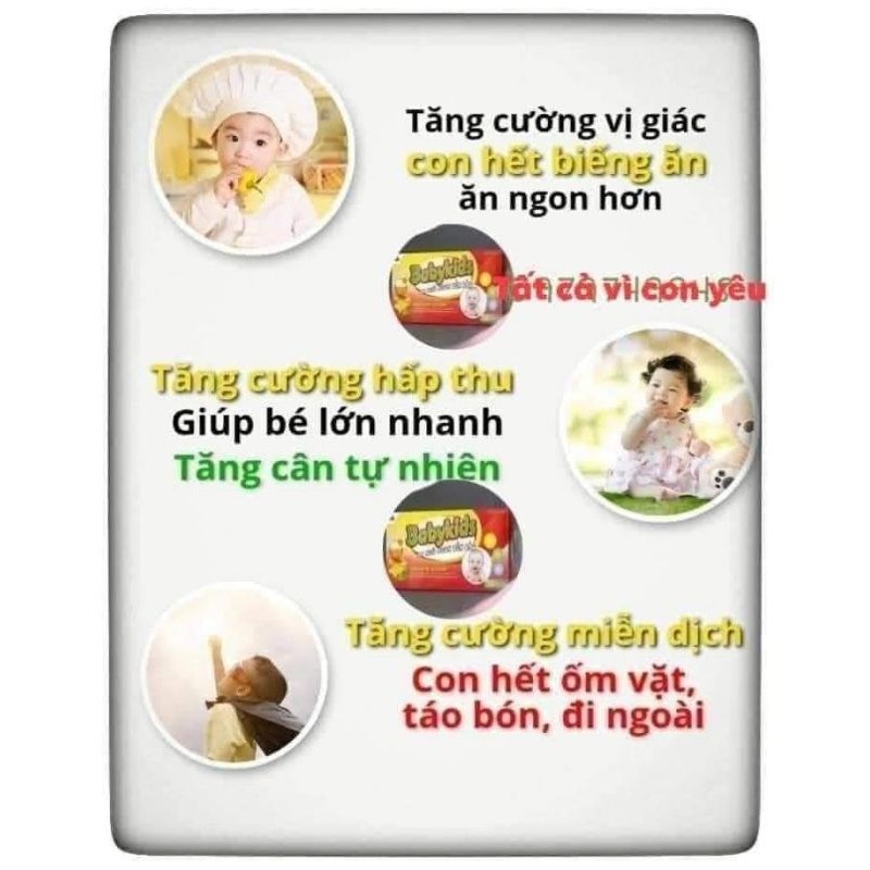 Yến sào BaBy kids chính hãng.tặng kèm siro húng chanh