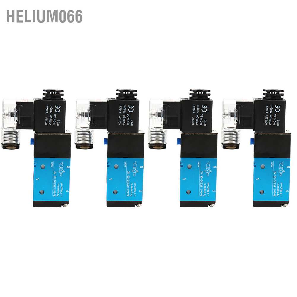 Van điện từ 5 chiều 2 vị trí PT / 4in 1.2MPa 170Psi IP65 Helium066 3V210-08 chuyên dụng