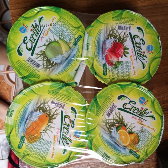 THẠCH RAU CÂU UỐNG LONG HẢI VỈ 4 HỘP