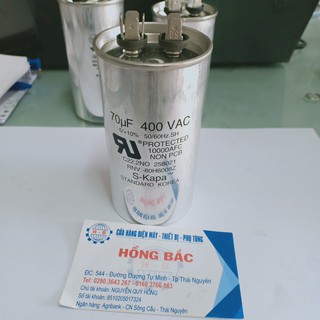 01 Tụ điện nhôm S-KAPA 400VAC Hàn Quốc Cao Cấp