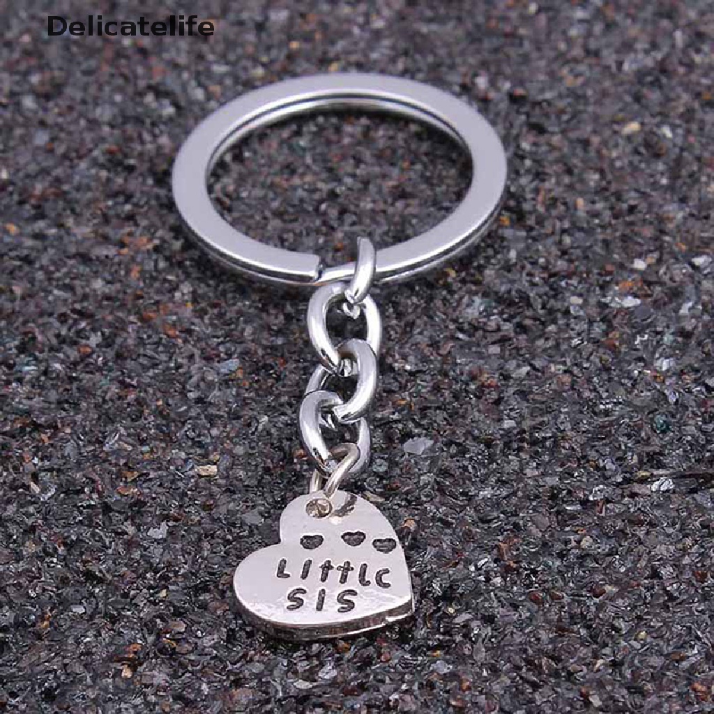 Set 3 móc khóa tình bạn hình trái tim xinh xắn