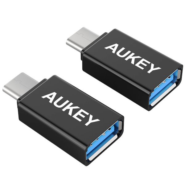 Bộ 2 Đầu Chuyển OTG 3.0 Từ USB Ra USB Type-C Aukey CB-A1