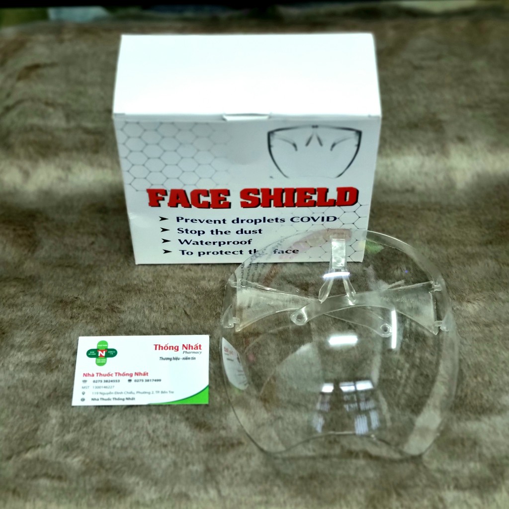 [CHÍNH HÃNG GIÁ TỐT] Kính bảo hộ trong suốt FACE SHIELD thời trang, phù hợp với nam nữ, NV ngân hàng, dược sĩ...