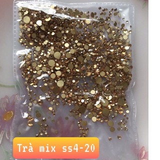 Đá chân vàng vàng giả tiệp mix ss4 -ss20 1440v 50k/g