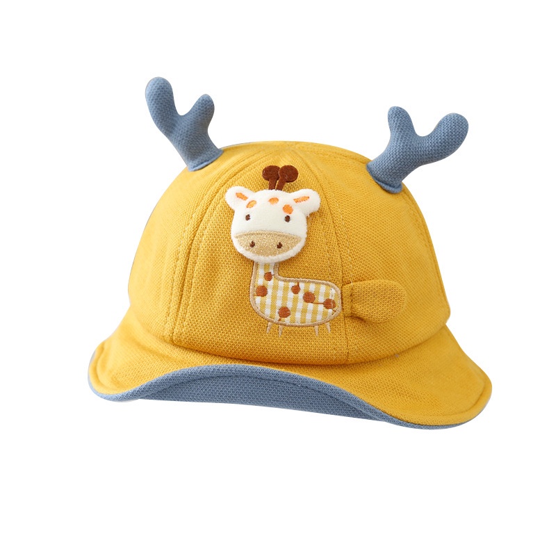 [Ảnh Thật] Mũ Tai Bèo Họa Tiết Hoạt Hình Phong Cách Hàn Quốc Cho Bé