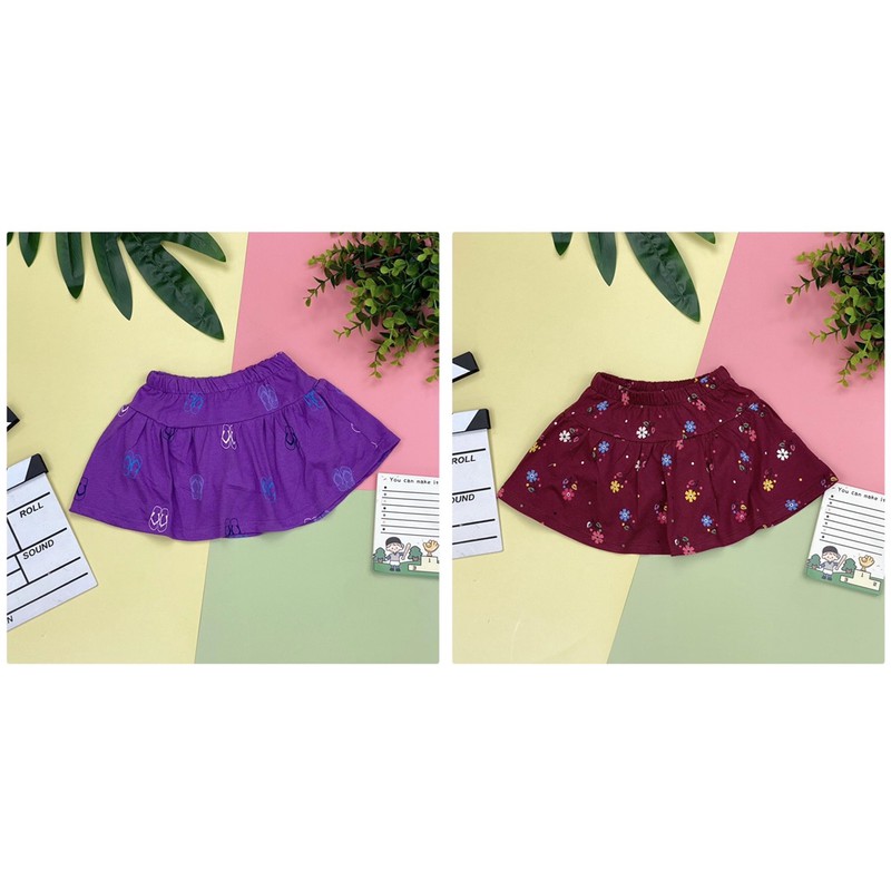 Chân váy cotton hoạ tiết, CÓ LÓT QUẦN BÊN TRONG bé gái size 1-10, cho bạn 9-30kg. Chất cotton siêu mát, dáng xinh